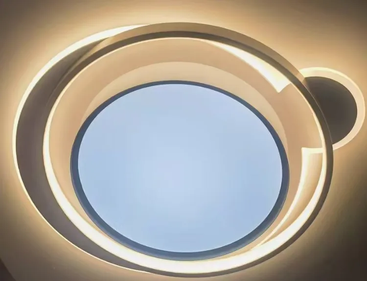 Gold LED Flush Mount Ceiling Light