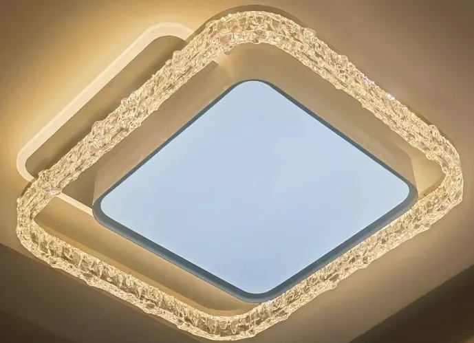 Gold LED Flush Mount Ceiling Fixture