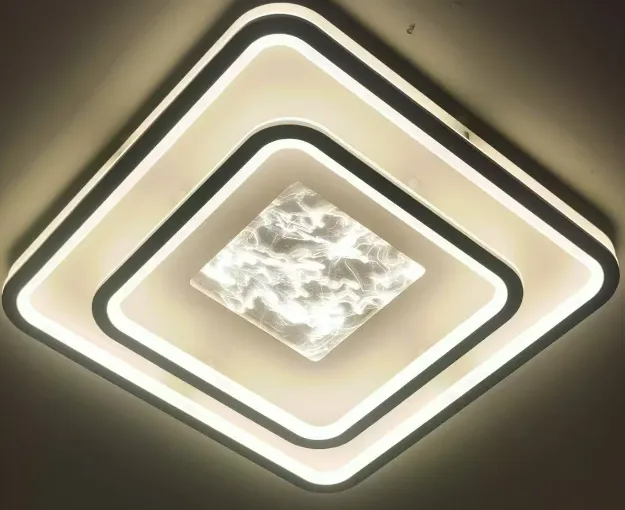 Modern Square LED Flush Mount Ceiling Light