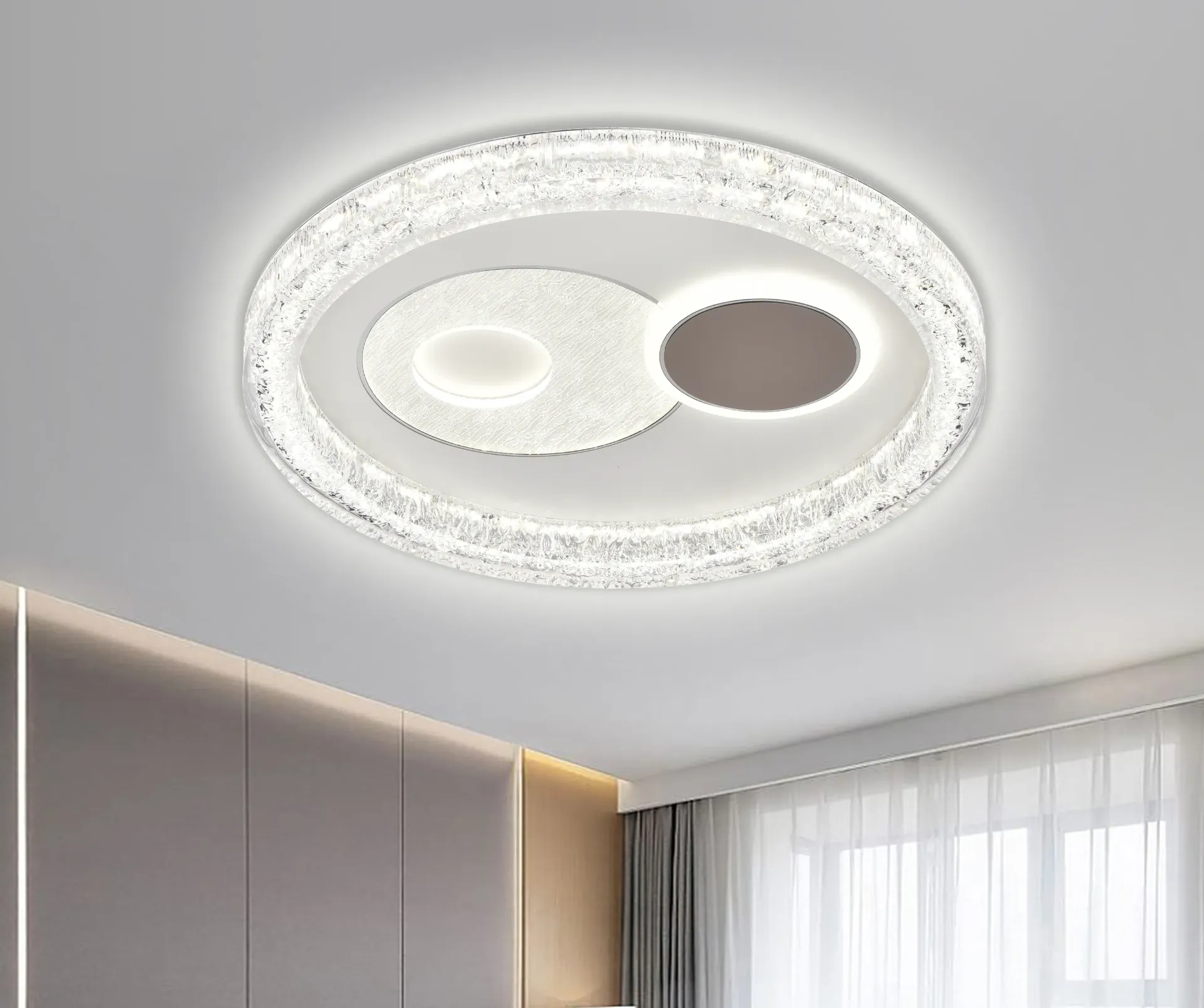LED Crystal Ceiling Light