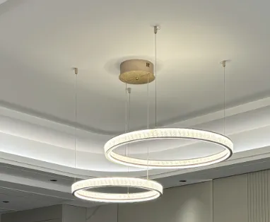 Two RIng Modern LED Chandelier
