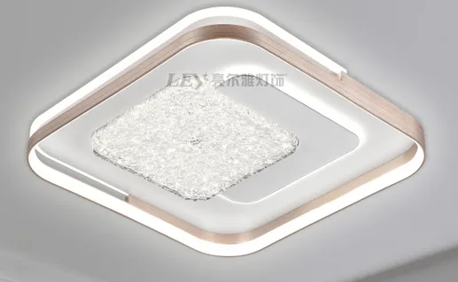 Modern Acrylic and Metal LED Ceiling Light