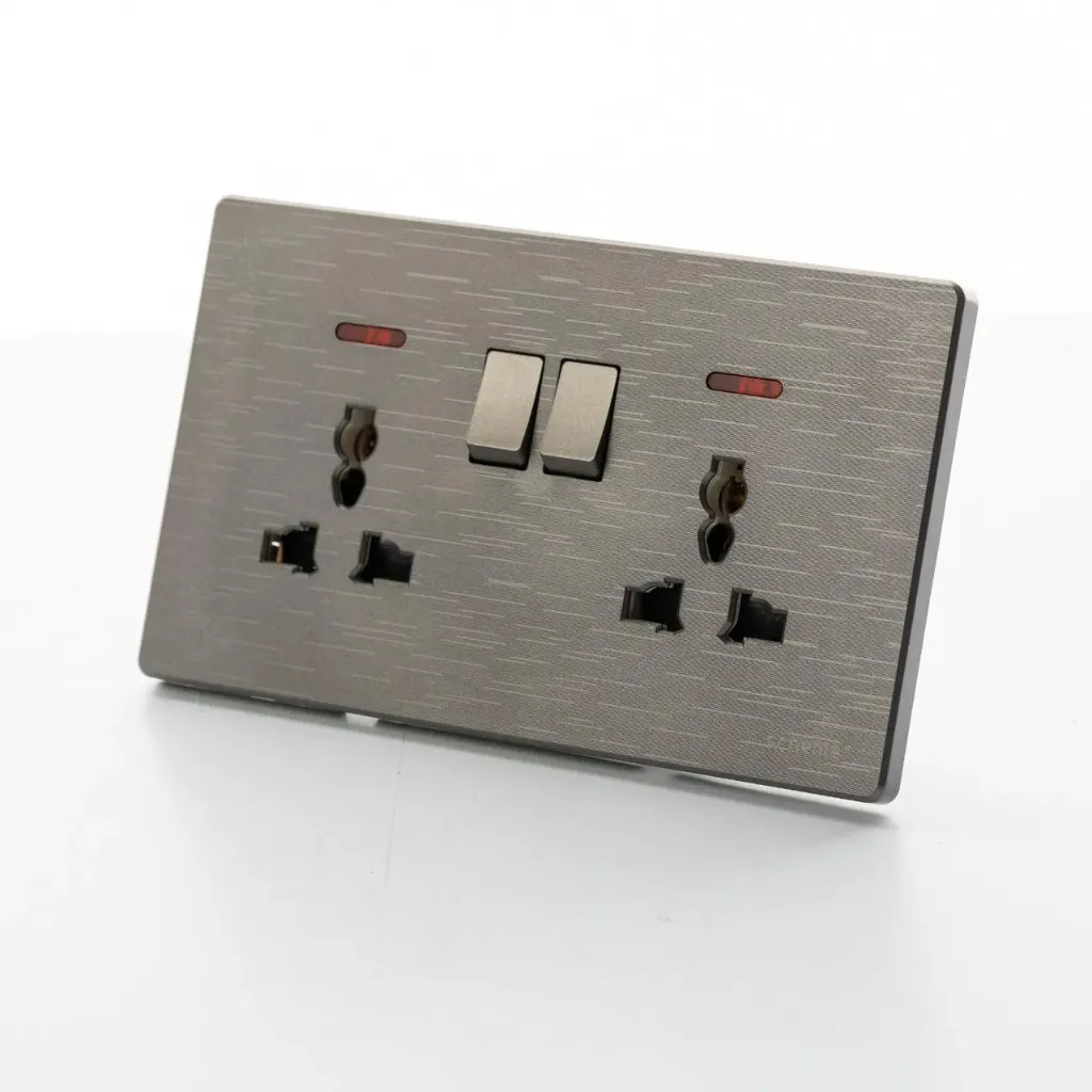 Universal Double Socket