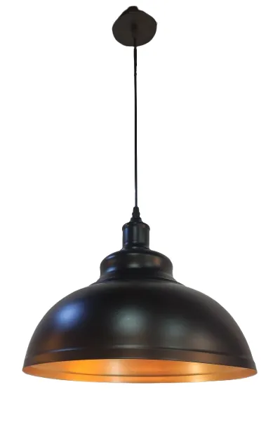 Industrial-style Black Pendant