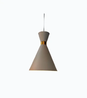 Hourglass-shaped Pendant Light