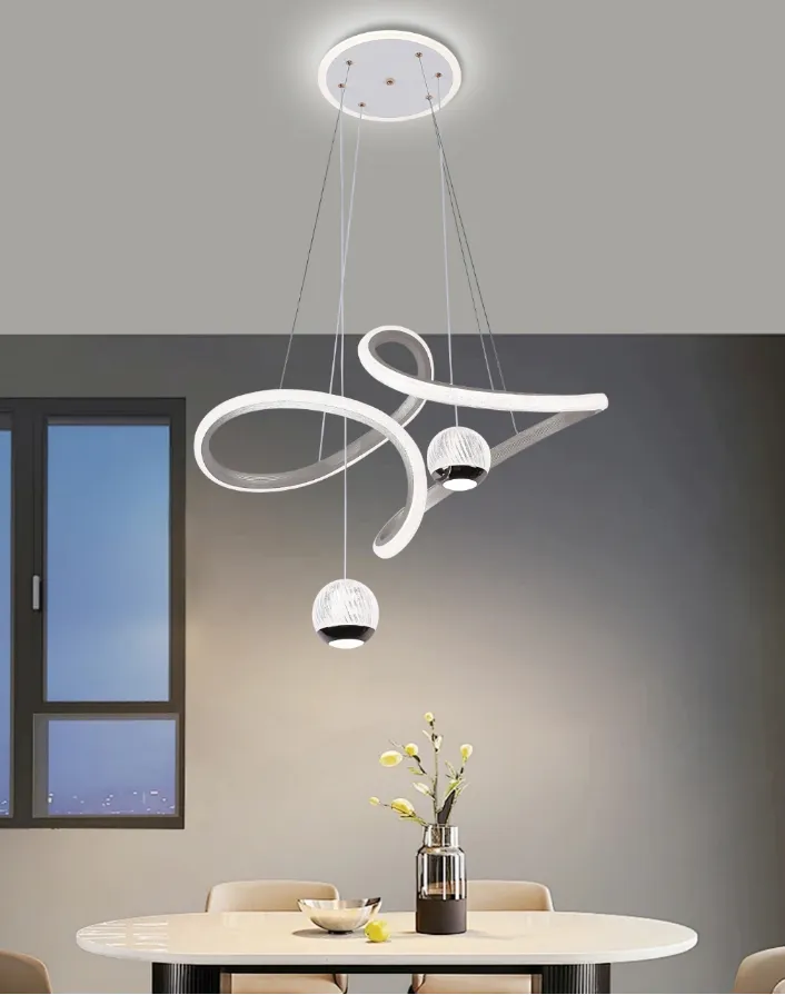 Ribbon Design LED Chandelier