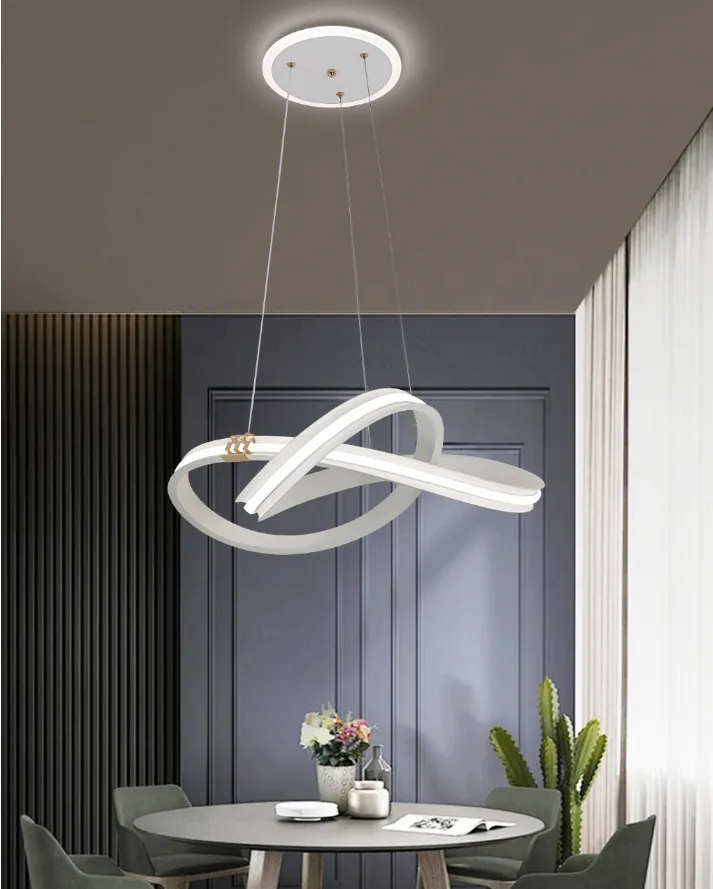 Modern LED Ring Chandelier Light