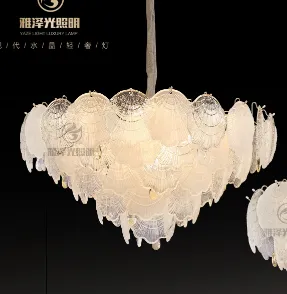 Murano Glass Leaf Chandelier